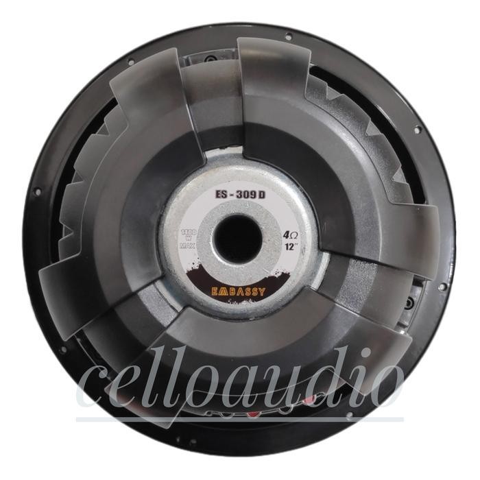 Subwoofer 12 Inch EMBASSY ES-309D Double Coil Embassy 12" ES 309 D Berkualitas Terbaru