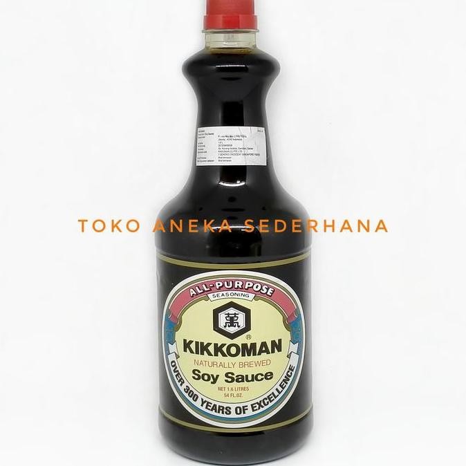 

Promo Kikkoman Soy Sauce Kecap Asin Jepang 1,6 Liter Original Halal