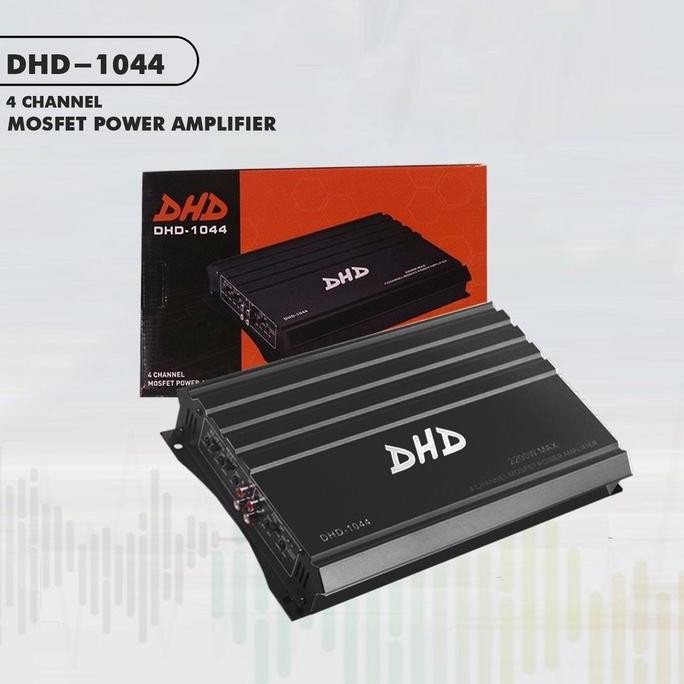 DHD 1044 Amplifier 4 channel (Power Amplifier Mobil)