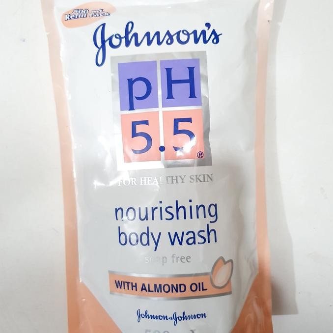 SKM Almond Oil Johnson n Johnson's PH 5.5 Johnsons Body Wash Refill Import