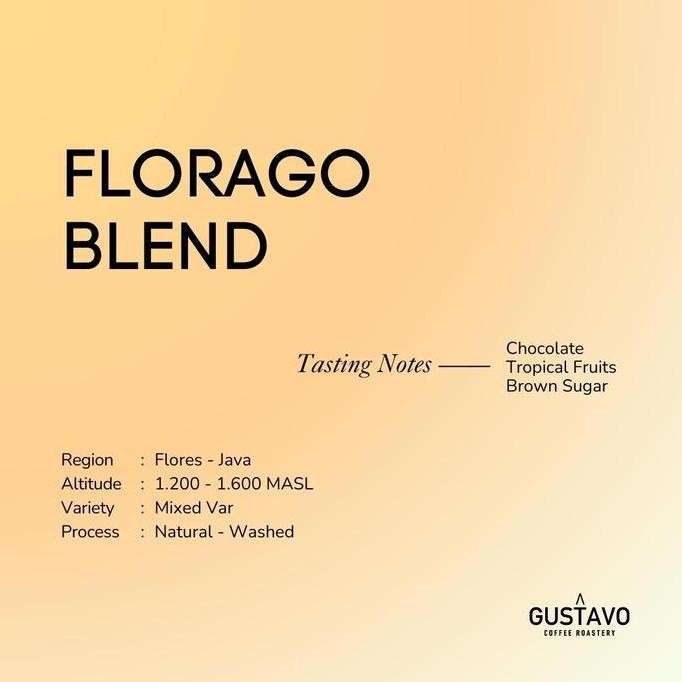 

Florago Blend Espresso Arabica Biji Kopi Roasted Beans