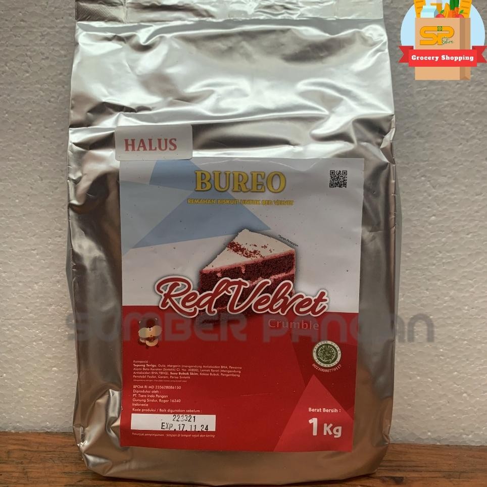 

Bureo Red Veet Cookies Crumb Bubuk Biskuit Crumb Cookies Halus Kasar Crb