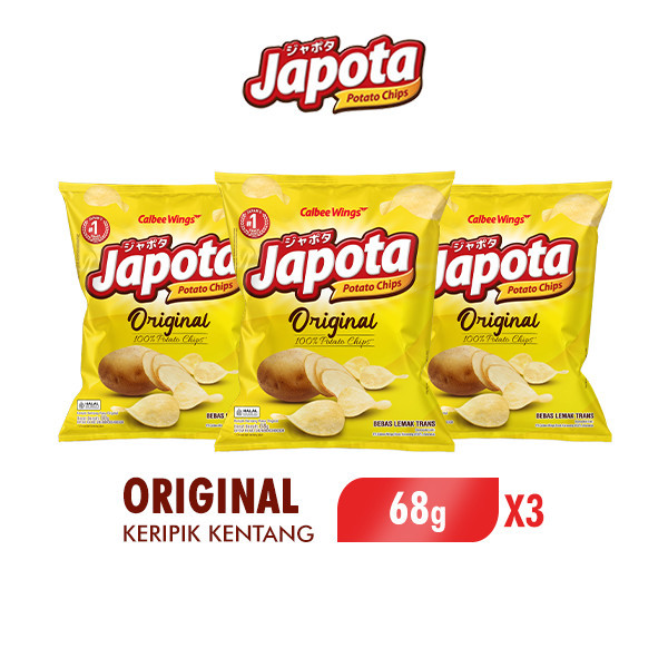 

Japota Keripik Kentang Original 68 gr x3