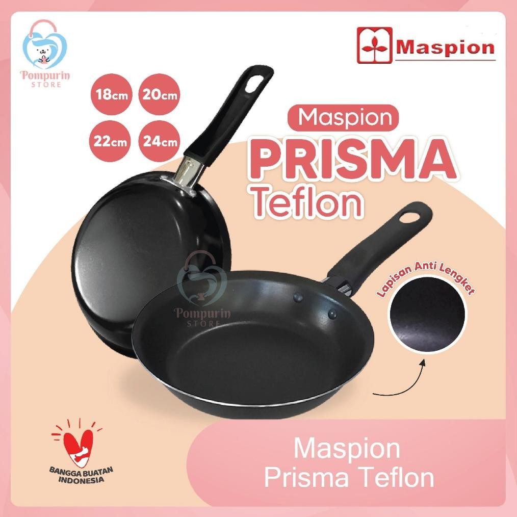 Maspion PRISMA Teflon - Teflon Penggorengan Anti Lengket by Maspion