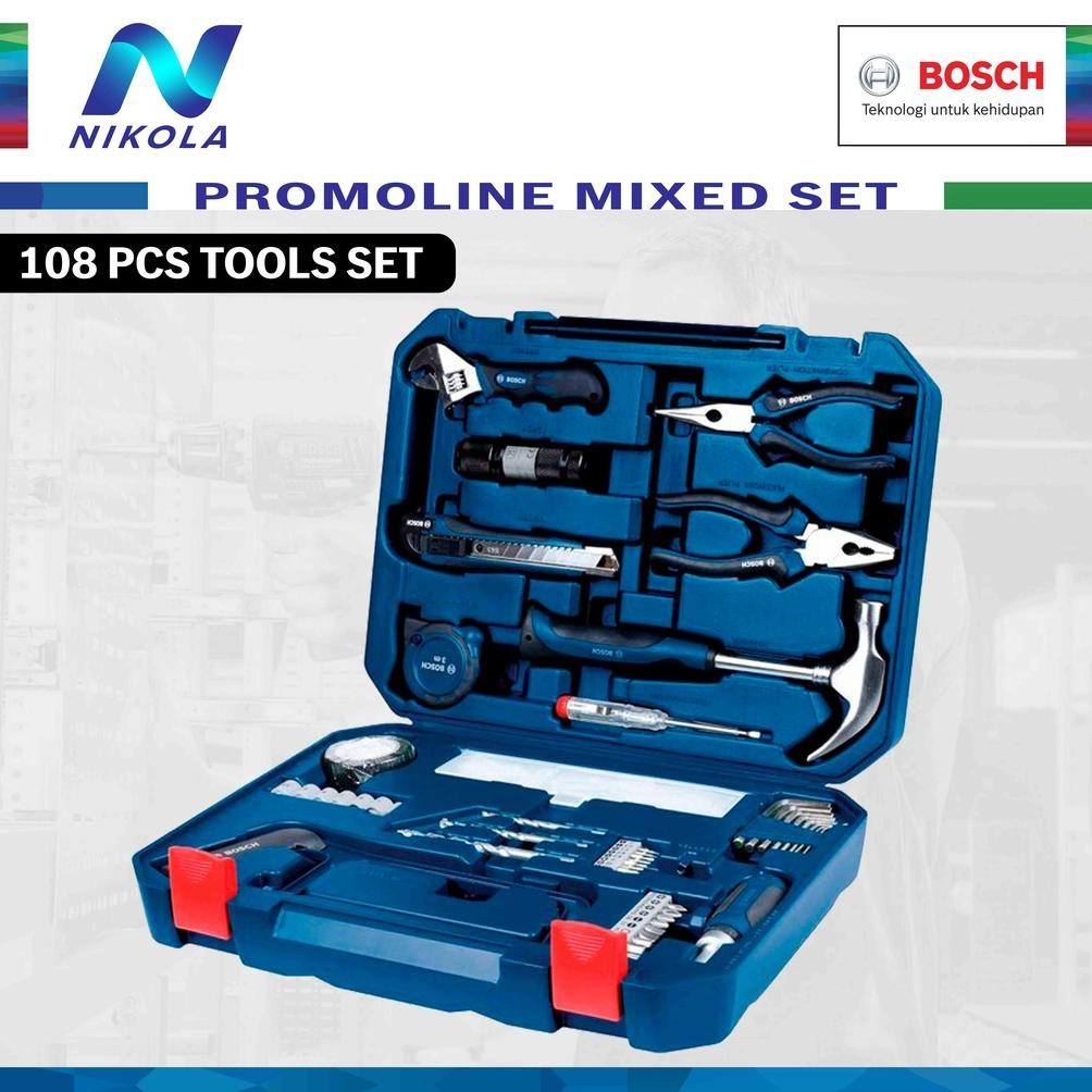 Bosch 108 Tool Kit Multi Complete Set BOSCH Toolkit 108 Pcs Mixed Set 108 Multifunction Tool Kit