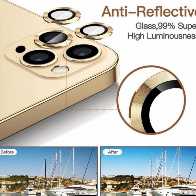 Produk Baru Ring Kamera iPhone 11 / 11 Pro / 11 Pro Max - Pelindung Lensa Kamera Belakang