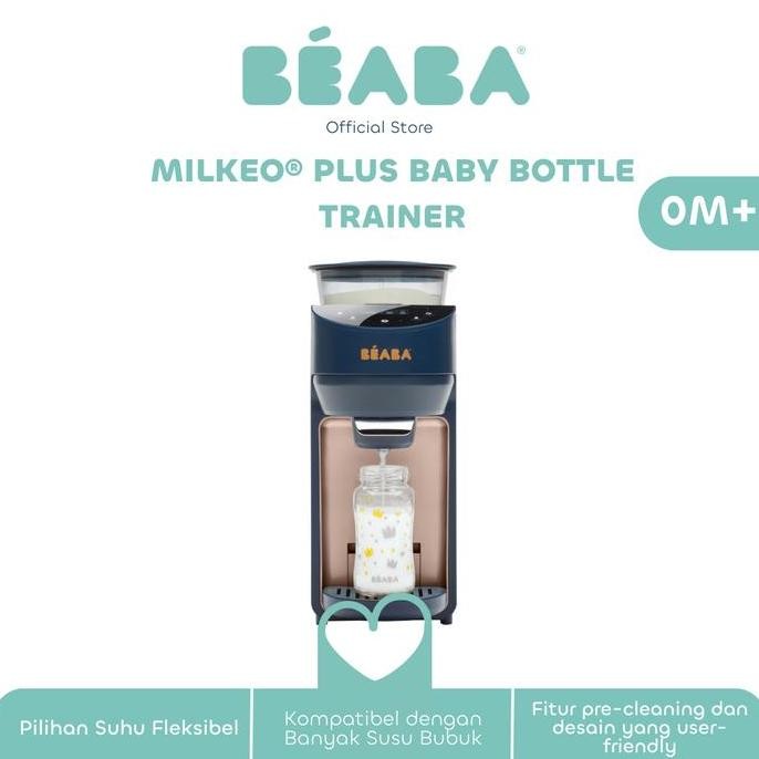 Beaba Baby Milkeo Plus - Mesin Pembuat Susu Bayi Otomatis Automatic Milk Processor Balita Instant BP