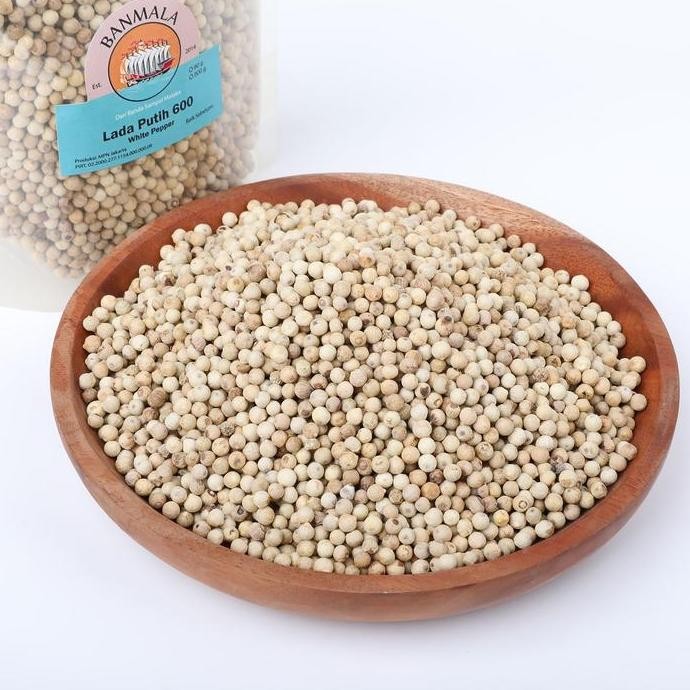 

Diskon! Banmala Spices Lada Putih Premium 1Kg - White Pepper Bersih Sortir
