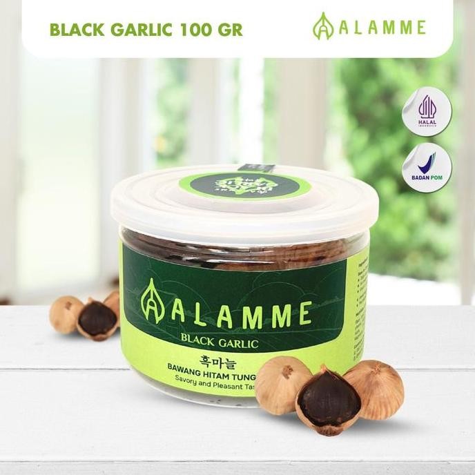 

Diskon! Bawang Hitam Tunggal Alamme Premium 100G - Herbal Spices Black Garlic