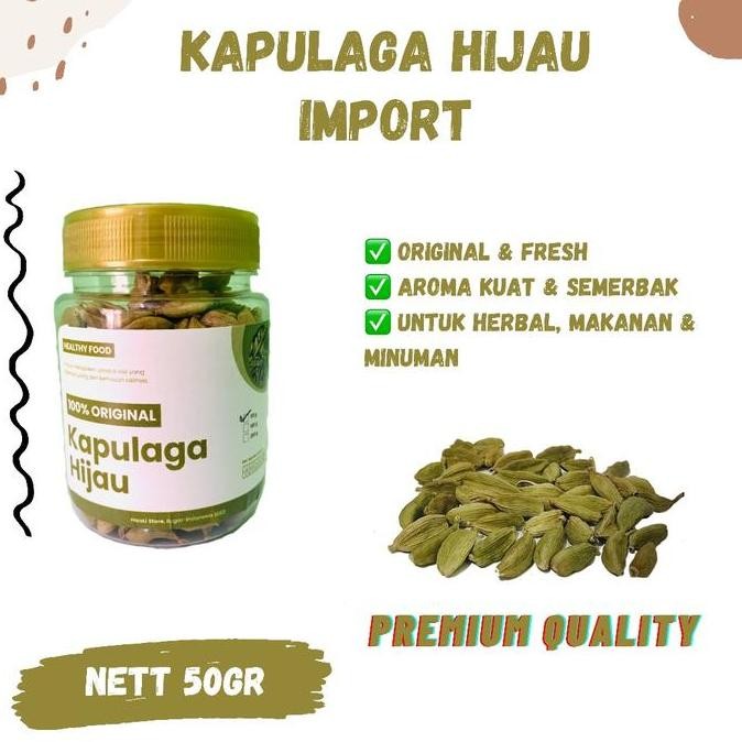 

Diskon! Kapulaga Saudi Hijau 50Gr Herbal Kecombrang Asli