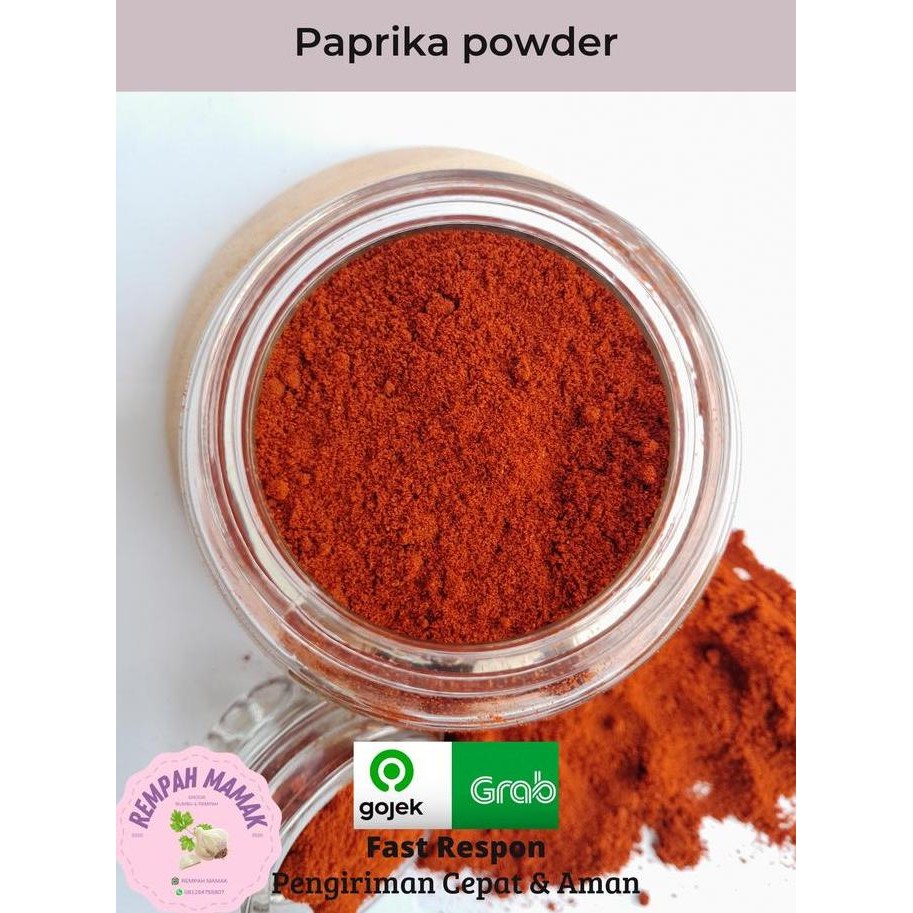 

Diskon! Paprika Bubuk Manis 1Kg Sweet Paprika Powder Merah Cerah Tanpa Pedas