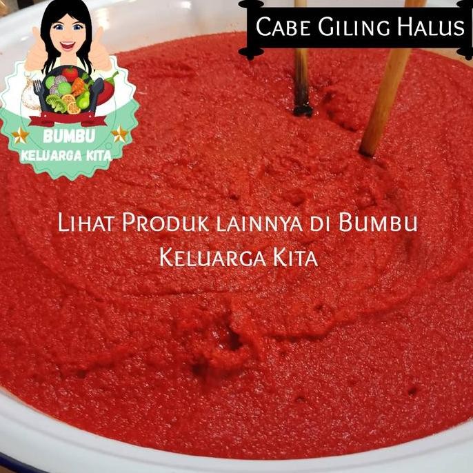 

Diskon! Cabe Giling Segar 1Kg | Cabai Giling Fresh Pedas Tanpa Pengawet