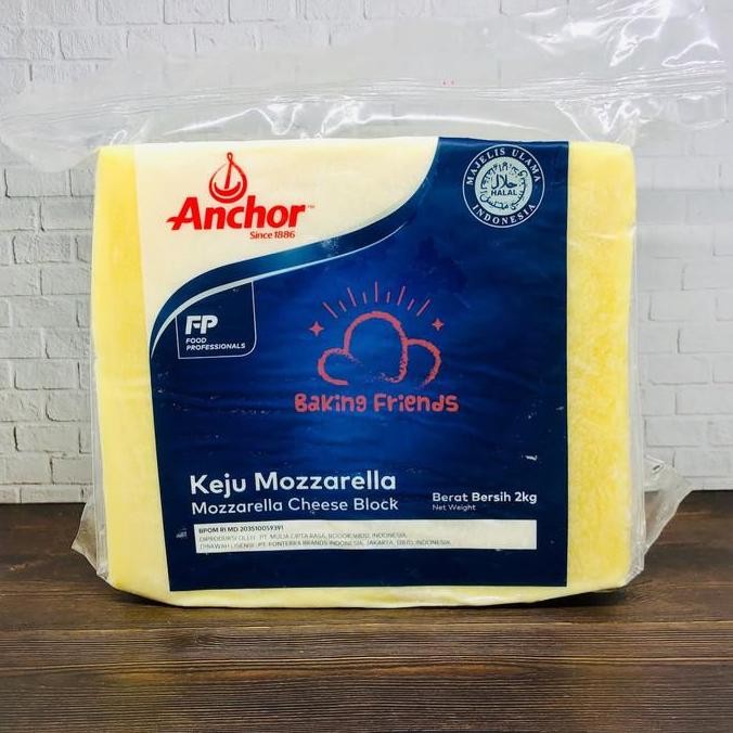 

Repack! Anchor Mozzarella Cheese 500Gr / Keju Mozzarella Bahan Baking