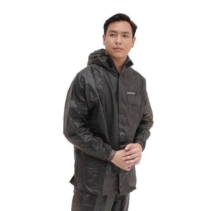 ORI - JAS HUJAN EIGER THUNDERBOLT 1.0 SETELAN JAKET CELANA OUTDOOR MOTOR ORIGINAL