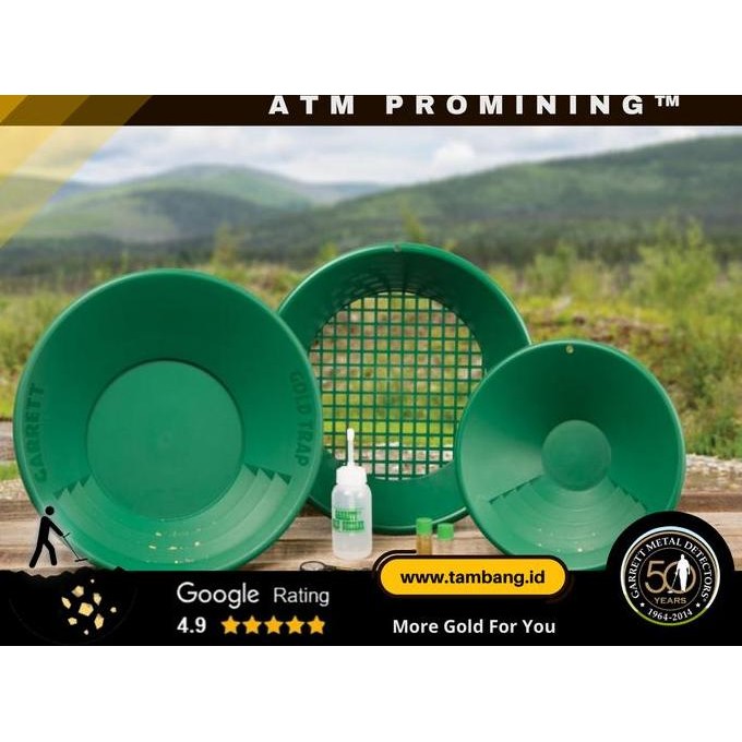 Alat Tambang - Set Dulang Emas Komplit - ORI - Made in USA.