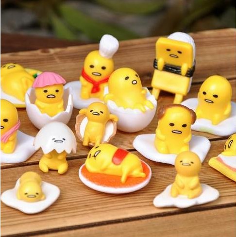 Mainan Pajangan Miniatur Karakter Action Figure Gudetama