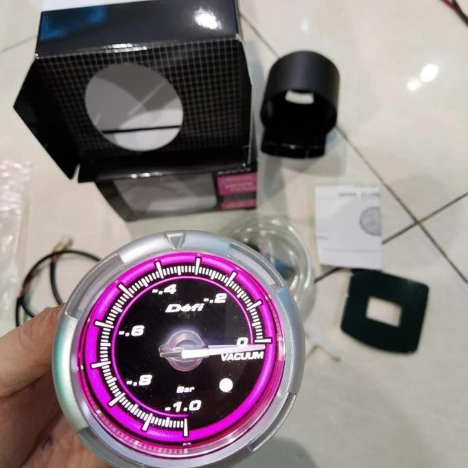 TERMURAH - tachometer defi c2 Led Pink