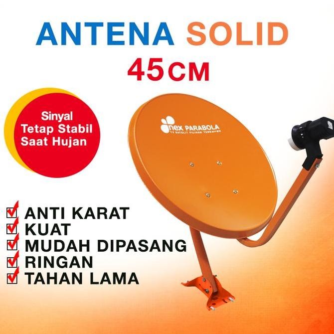 TERBARU - ODU NEX PARABOLA 4CM ORANGE SOLID