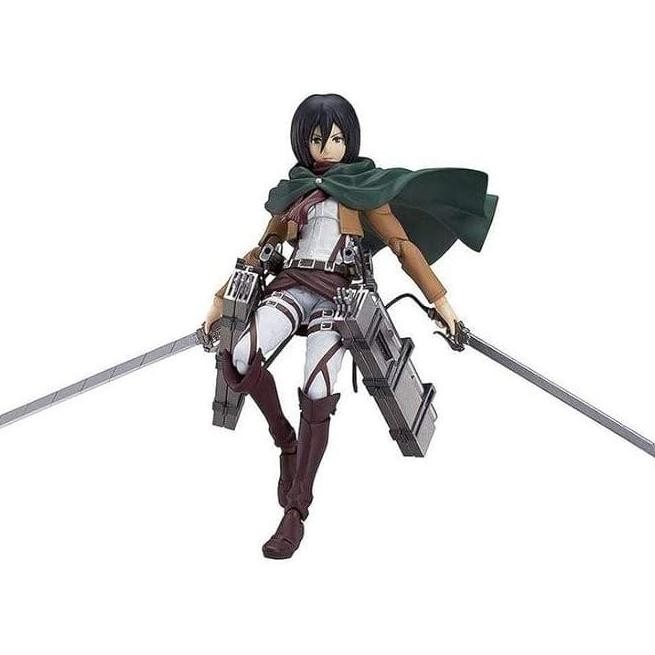 Original Quality Good Smile Attack On Titan: Mikasa Ackerman Figma Action Figure Limitted Produck