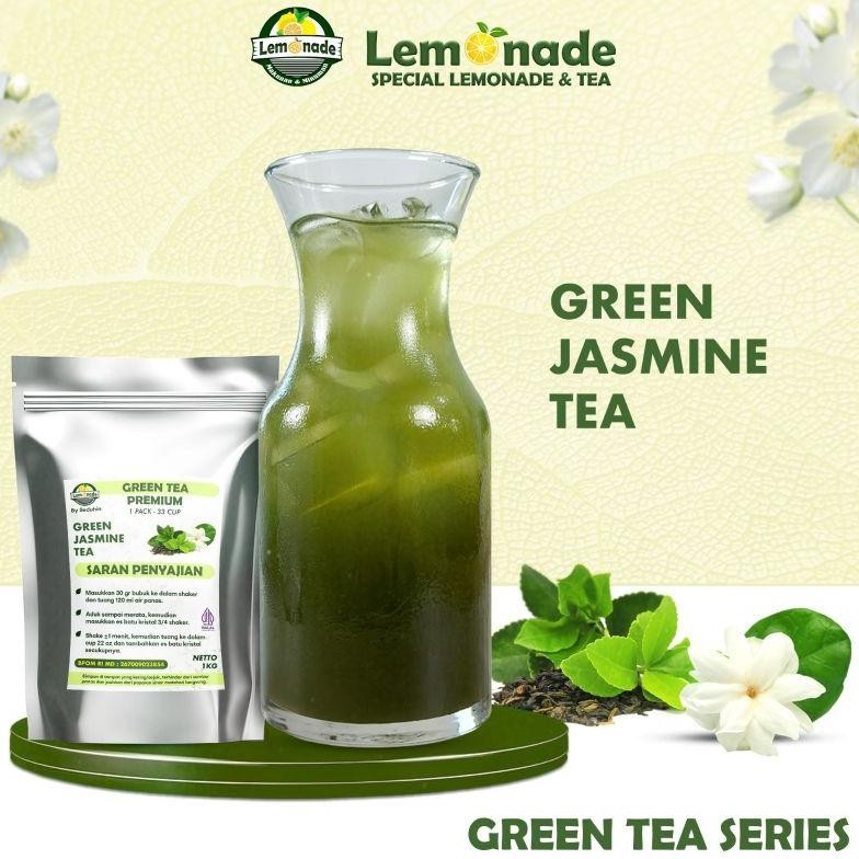 

Green Tea - Jasmine - Teh Hijau 1KG / Bubuk Minuman aSt