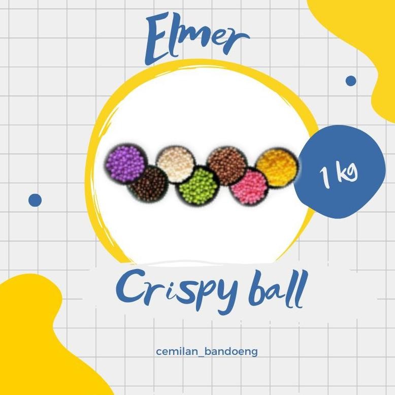 

CRISPY BALL ELMER KEMASAN 1KG aSt