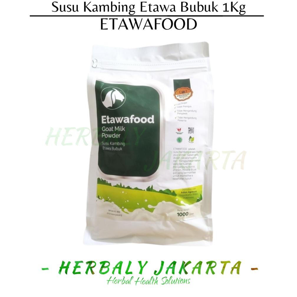 

Susu Kambing Etawa Food Bubuk 1kg Etawafood Goat MIlk Powder Original aSt