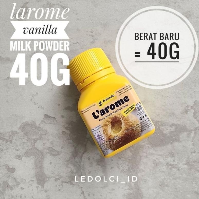

LAROME VANILLA SUSU 40 GRAM | LAROME VANILLA MILK 40 GRAM aSt