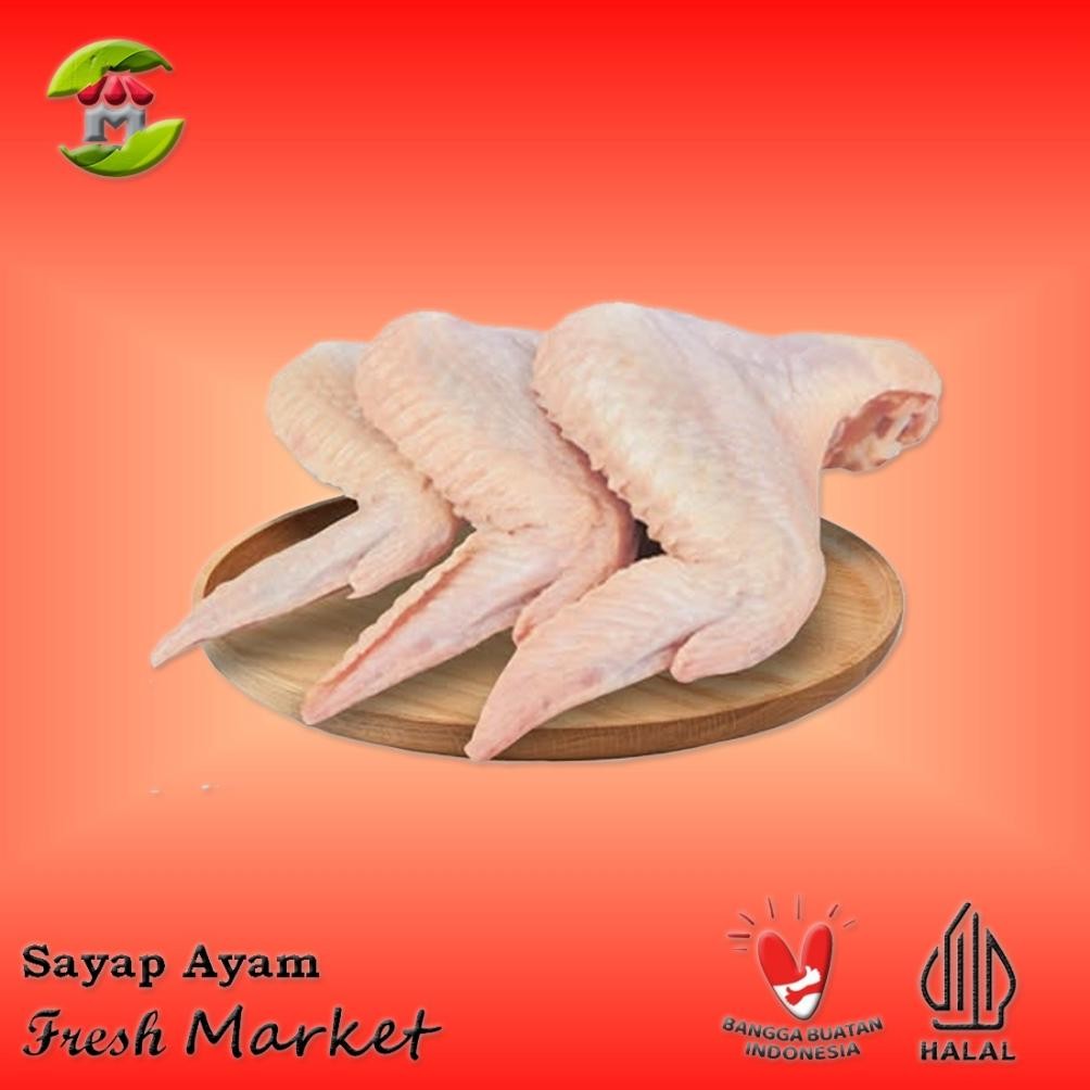 

[JAKTIM] Full Wing Sayap Ayam Utuh Halal 1kg aSt