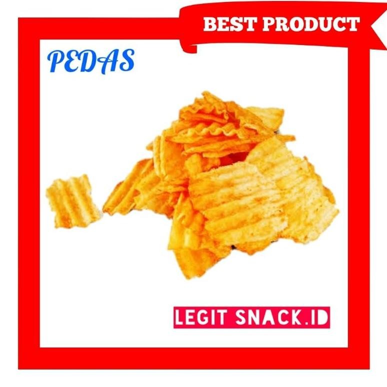 

Keripik Singkong Balado Pedas 500 Gram / Kripik Singkong Pedes / Cassava Chips aSt