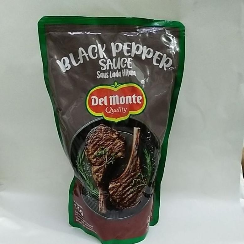 

delmonte black pepper sauce 1kg saus lada hitam aSt