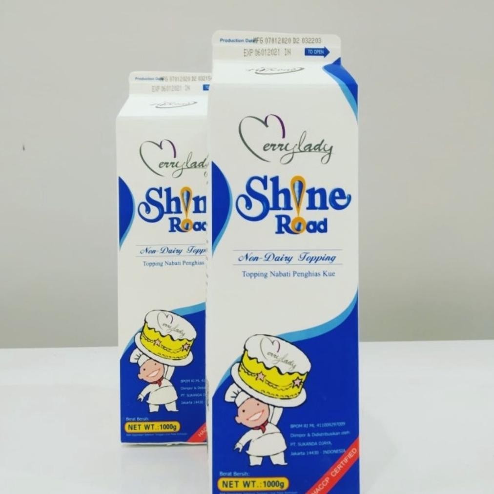 

Shine Road Non Dairy Whipping Cream 1 Liter - Gosend Grab aSt