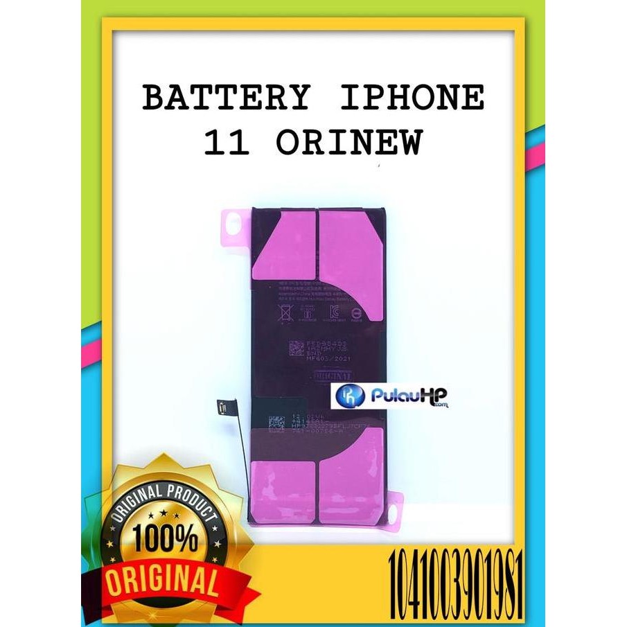 TERLARIS - BATTERY IPHONE 11 ORIGINAL