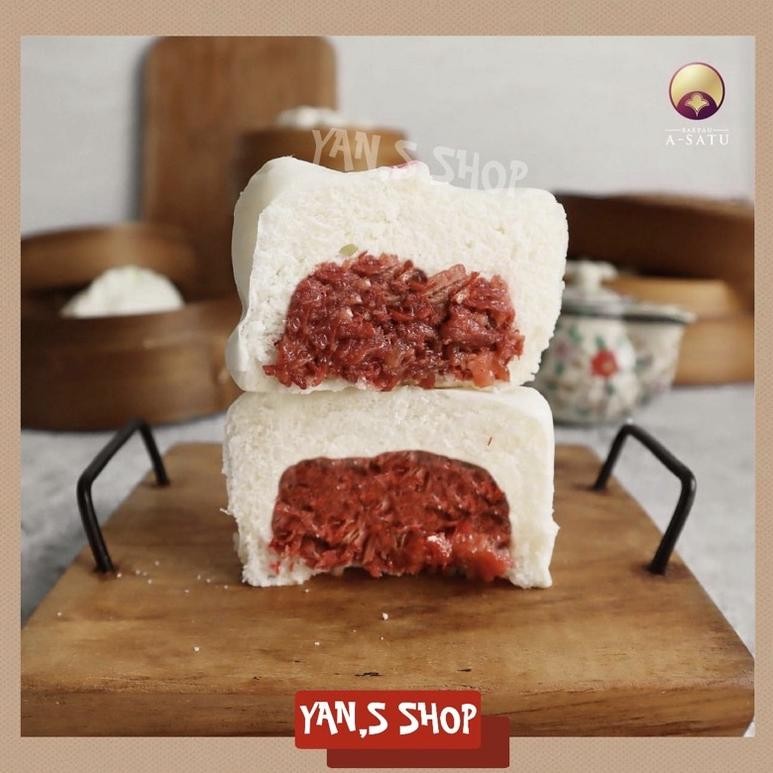 

(READY SIAP KIRIM) Bakpau A1 Babi Merah / Charsiu - Bakpao A1 Babi Merah- Bakpau A Satu Babi Merah Legendaris aSt