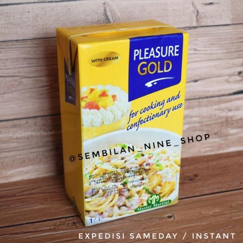 

Master Gourmet Gold 1 Liter Master Martini Whipping Cream Cooking Cream Pleasure Gold aSt