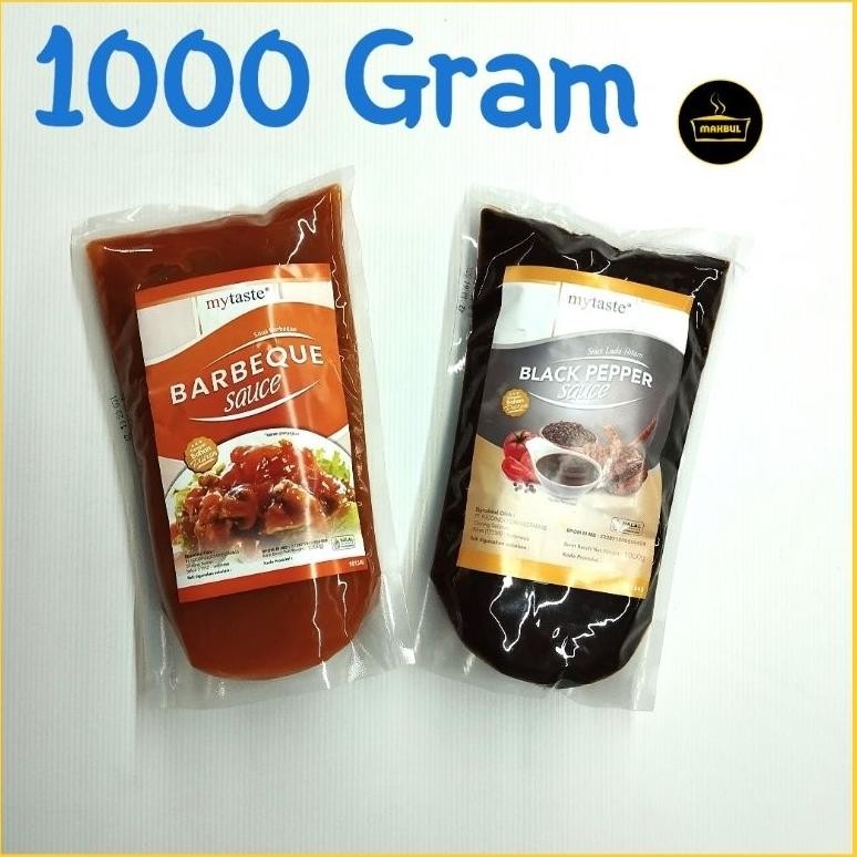 

Mytaste My Taste Barbeque, Black Pepper Saus 1000gr aSt