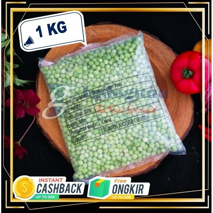 

GREEN PEAS FROZEN/ KACANG POLONG 1 KG aSt