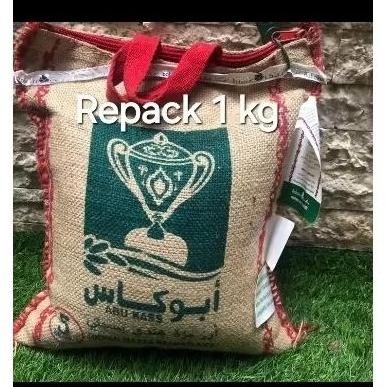 

Beras Basmati abukass 1 kg / Rice basmati abukass India kemasan repack/ beras panjang jamin aSt