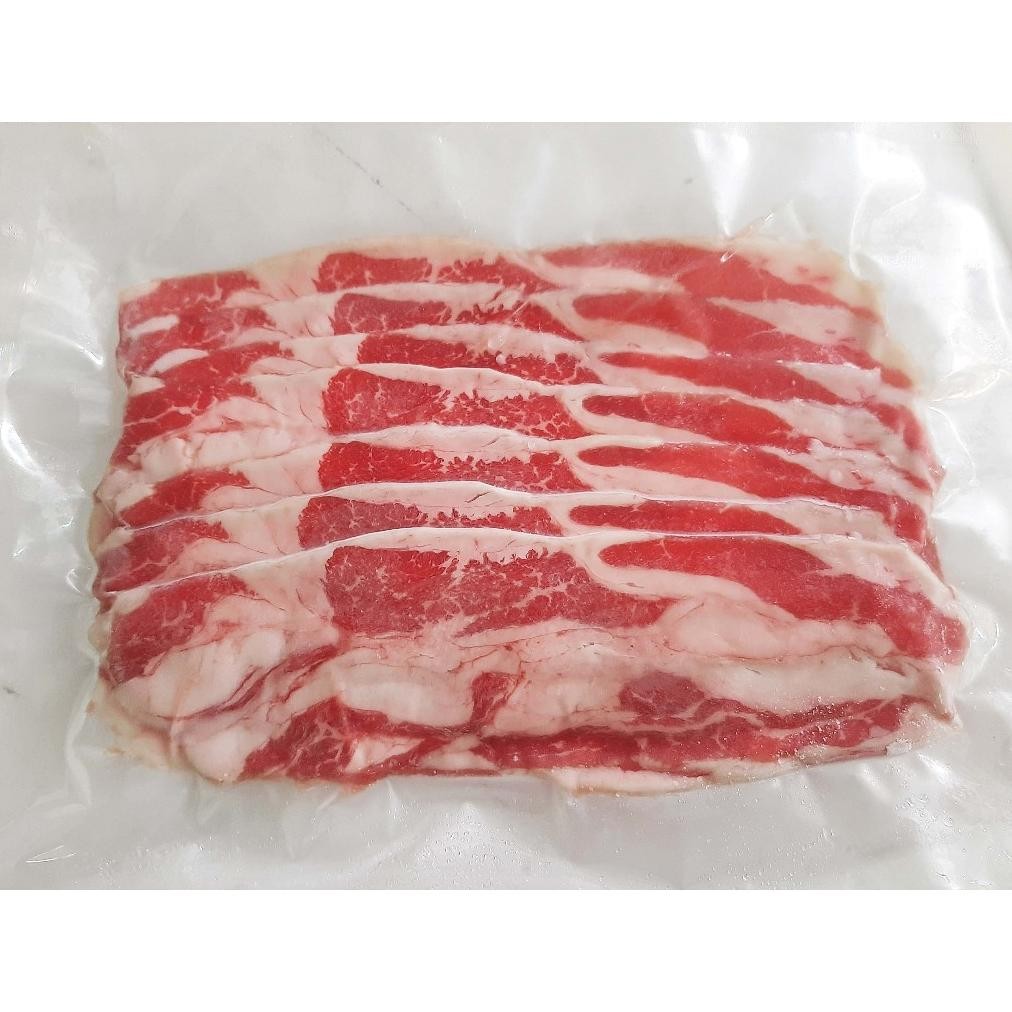 

Daging Sapi Australia Shortplate 500 gr / AUS Brisket Slice Premium 500gr / Beef Slice Australia / Yakiniku Sukiyaki Beef Slice aSt