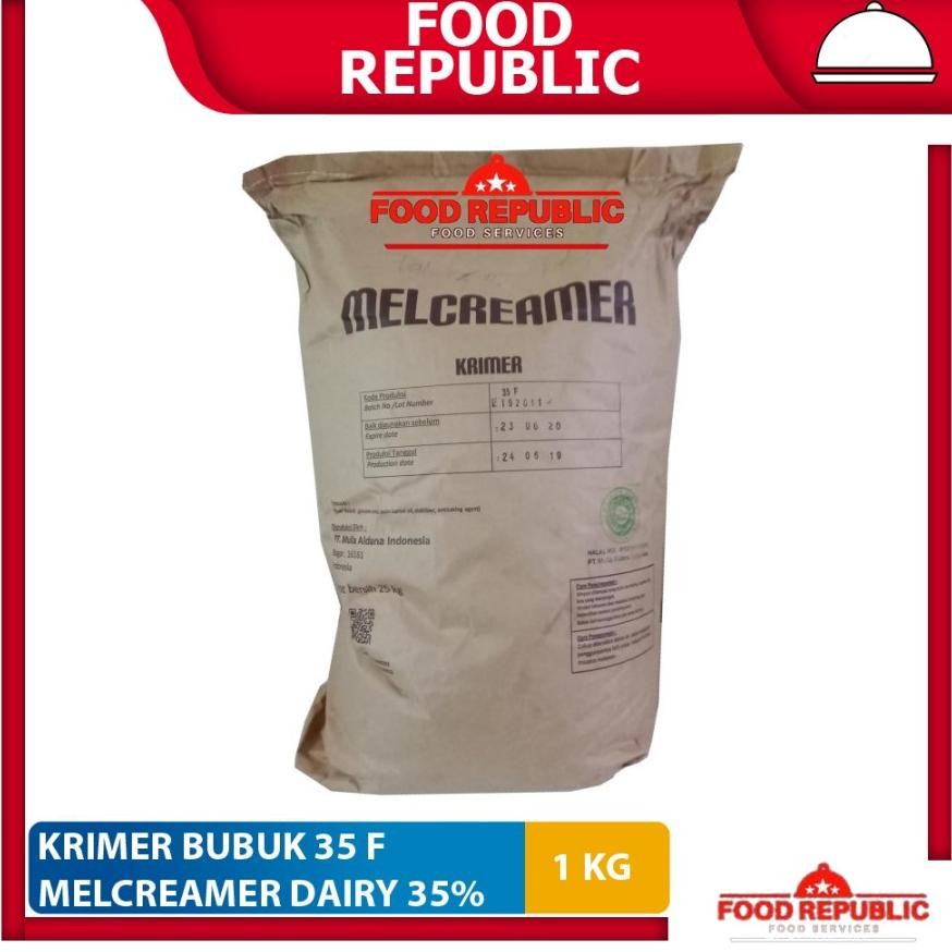 

Krimer Bubuk - Creamer Powder 1 Kg Fat 35% Non Dairy Halal aSt
