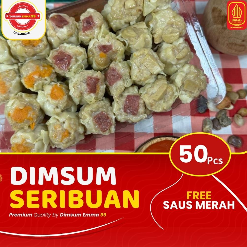 

New!! Kemasan Twinwal Dimsum Mini Frozen & Hangat Isi 50 Pcs Gratis Saos Merah aSt