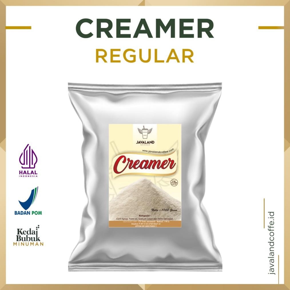 

Javaland Bubuk Creamer / Krimer 1Kg - Regular | Non Dairy | Creamy Caf aSt