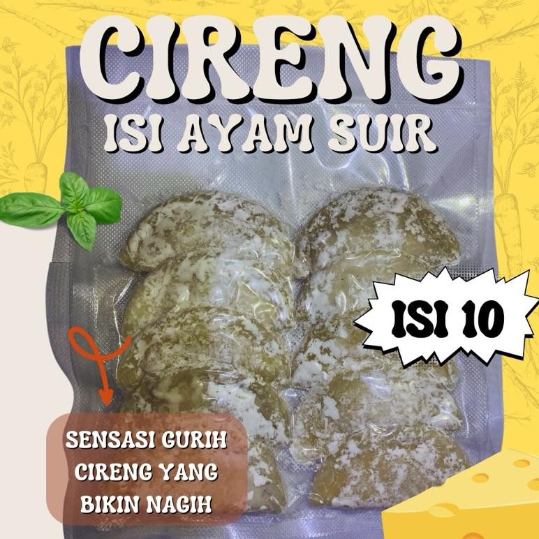 

Cireng Mini Mercon Isi Ayam Suwir Premium /Daging Ayam isi 10 pcs Cireng small dan keju(Makanan / Frozen Food Instan / Snack Ringan / Cemilan Pedas / Jajanan) aSt