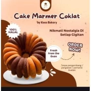 

Cake Marmer Rasa Coklat by Kana Bakery aSt