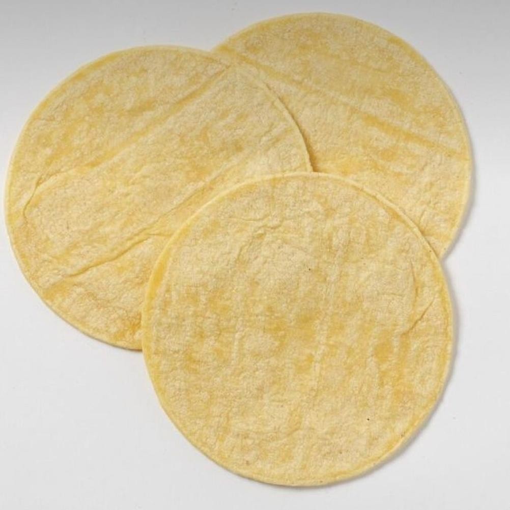 

Yellow Corn Tortilla Frozen ( Kulit Nachos ) - 500gram Vegan Gluten FreeNoSugarAdded aSt