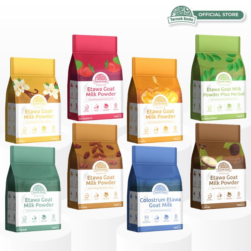 

Ternak Sada - Susu Kambing Premium 1 Kg All Varian aSt