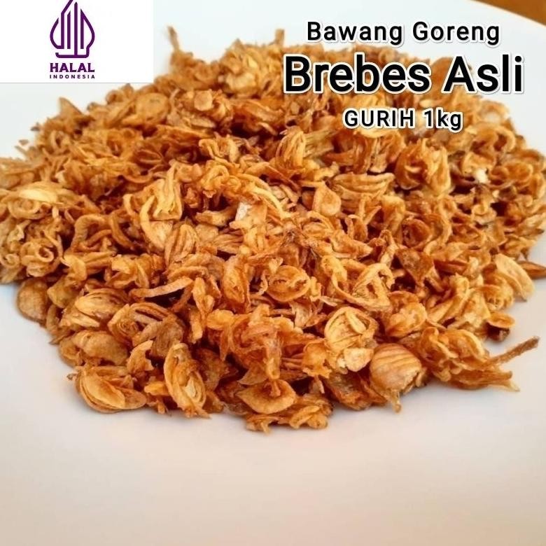 

Bawang Goreng Brebes Asli GURIH 1kg aSt