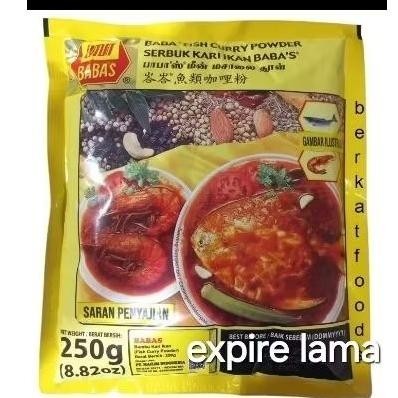 

Fish Curry Babas Powde 250 grm/ Babas bumbu ikam malasiya aSt