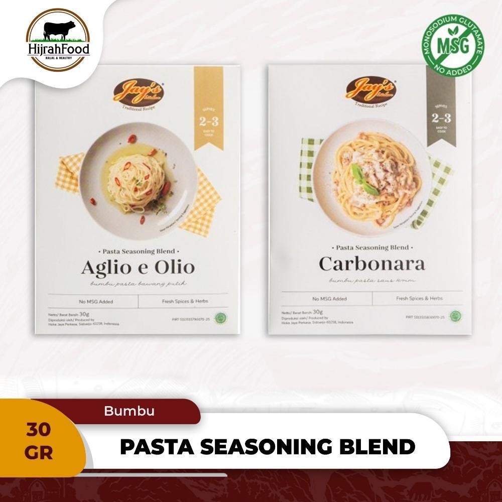 

Jay's Kitchen Pasta Seasoning Blend (Qty. 30 gr) - Pilih Varian aSt