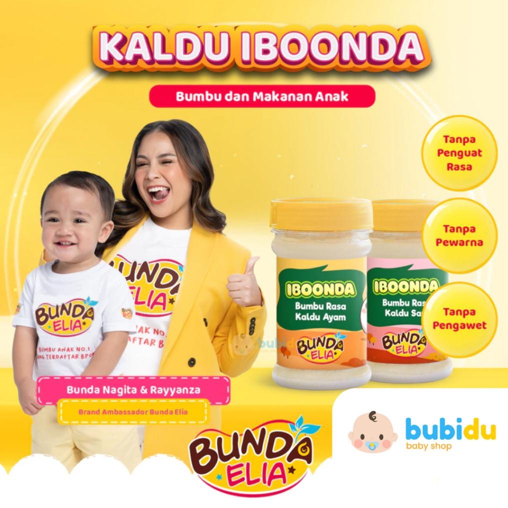 

BUMBU BUNDA BY ELIA Iboonda Kaldu Mpasi | Bubuk Penyedap Mpasi Bayi Non MSG Halal Lengkap aSt
