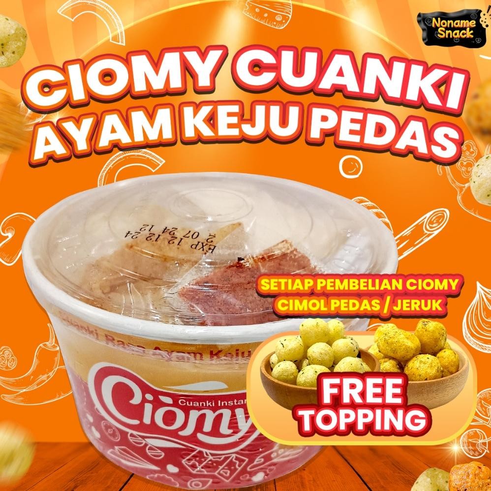 

Ciomy Cuanki Ayam Keju Pedas Cuangki Ciomy Cup Besar Halal Non MSG aSt